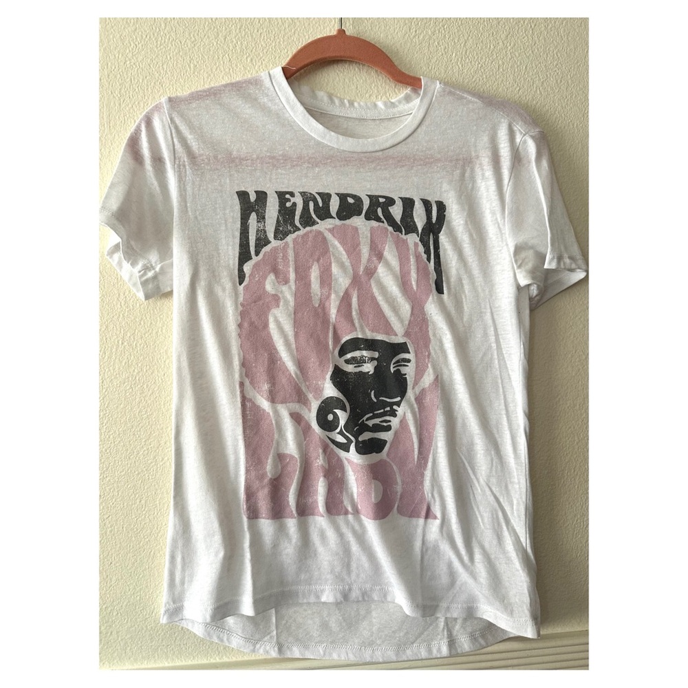 jimi hendrix foxy lady graphic tee